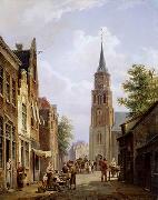 unknow artist European city landscape, street landsacpe, construction, frontstore, building and architecture. 257 USA oil painting reproduction